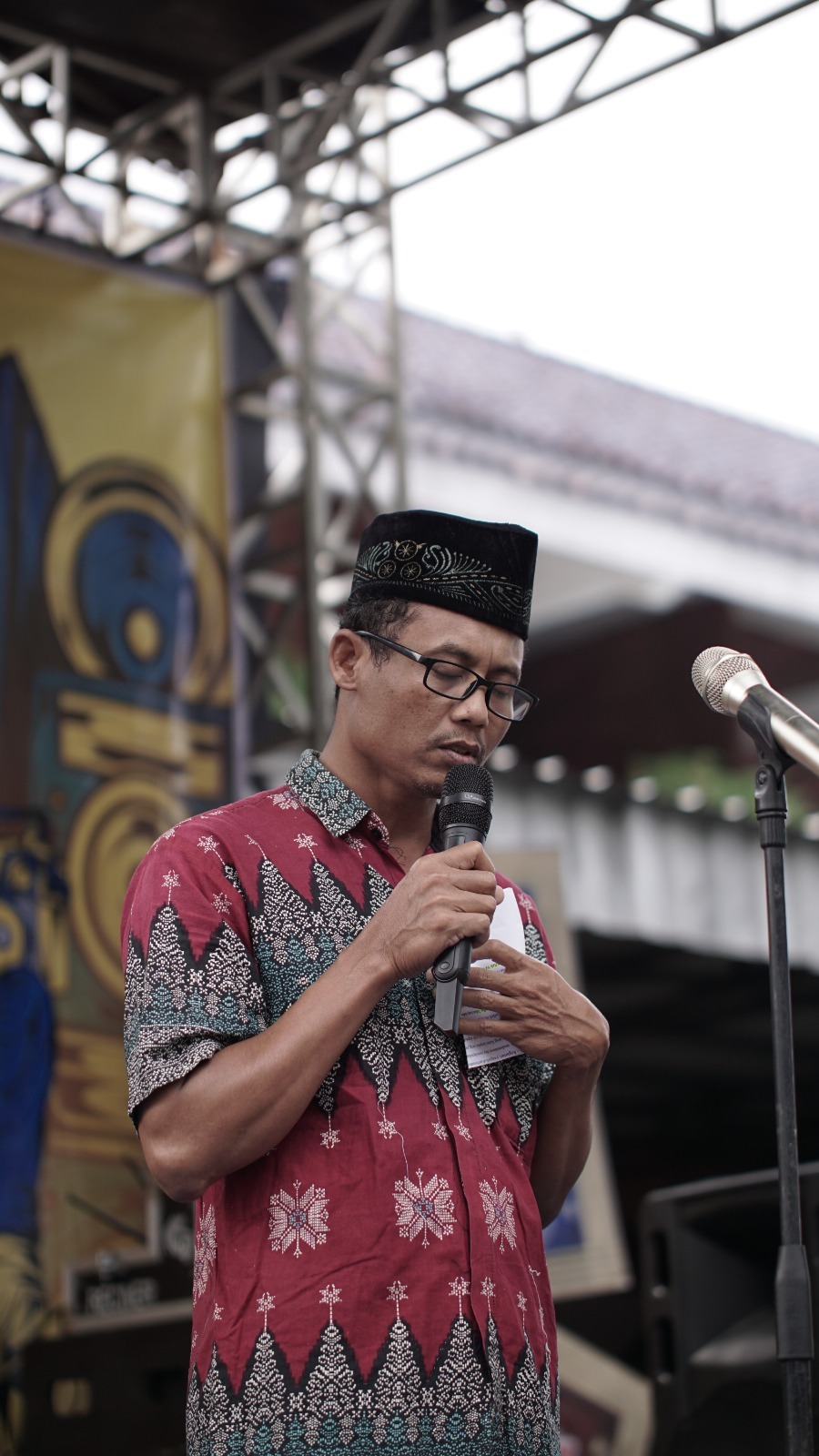 Pembacaan Do'a oleh Bapak Mifta